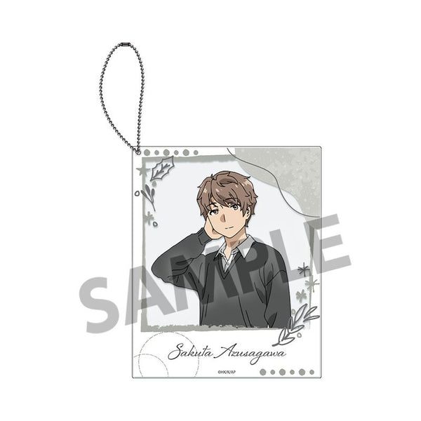 『青春ブタ野郎はサンタクロースの夢を見ない』ポラロイド風アクリルキーホルダー 梓川咲太