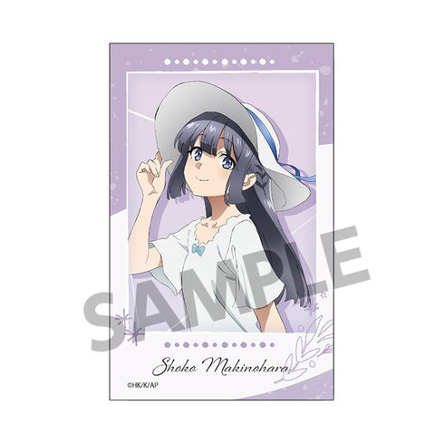 『青春ブタ野郎はサンタクロースの夢を見ない』インスタントフォト風ステッカー 牧之原翔子