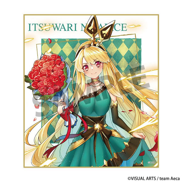 『偽りのアリス』ミニ色紙 【祝祭の薔薇】アルター・アリス