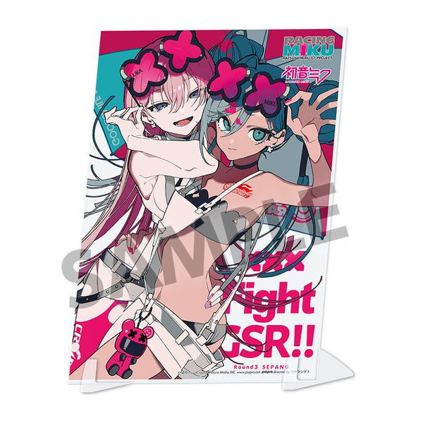 『レーシングミク』2025 Rd.3 SEPANG Ver. ビジュアルアクリルプレート
