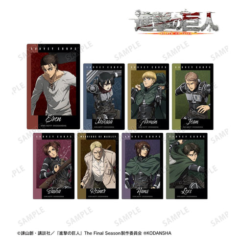 『進撃の巨人』トレーディングカードステッカー vol.2(単位/BOX)【202410再販】