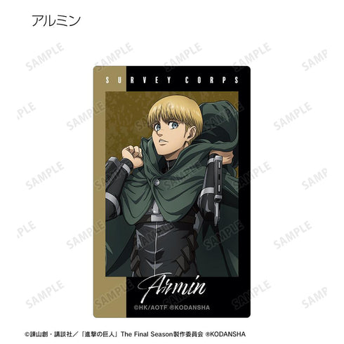 『進撃の巨人』トレーディングカードステッカー vol.2(単位/BOX)【202410再販】