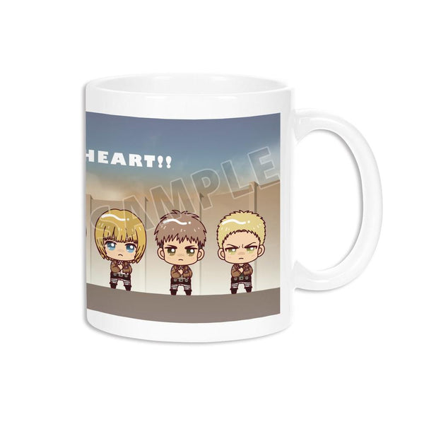 『進撃の巨人』調査兵団 ちょこんと! 「心臓を捧げよ!!」 マグカップ【202603再販】
