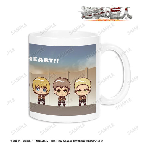 『進撃の巨人』調査兵団 ちょこんと! 「心臓を捧げよ!!」 マグカップ【202603再販】