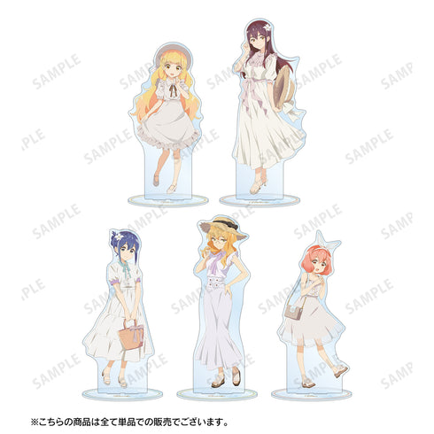 『私の百合はお仕事です!』描き下ろしイラスト ⽩いワンピースver. 特⼤アクリルスタンド 純加