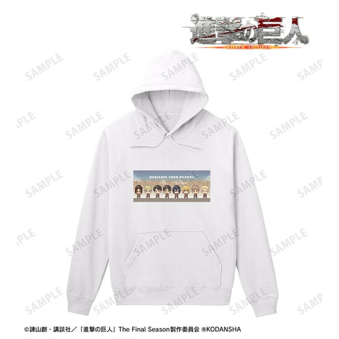 『進撃の巨人』調査兵団 ちょこんと! 「心臓を捧げよ!!」 パーカーメンズ【202608再販】