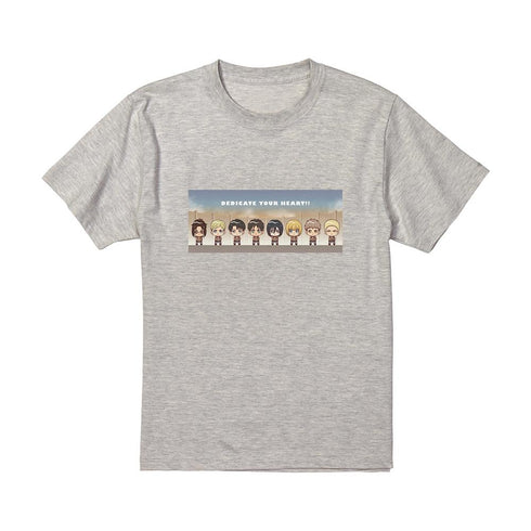 『進撃の巨人』調査兵団 ちょこんと! 「心臓を捧げよ!!」 Tシャツレディース【202507再販】