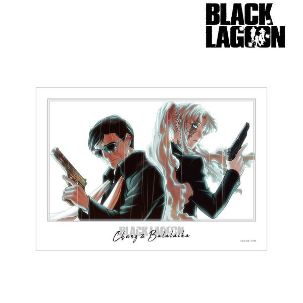 『BLACK LAGOON』バラライカ&張 A3マット加工ポスター