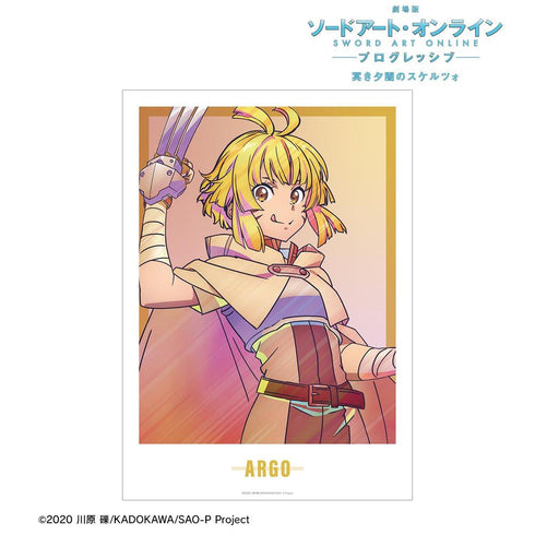 『ソードアート・オンライン -プログレッシブ- 冥き夕闇のスケルツォ』アルゴ Ani-Art clear label A3マット加工ポスター【202609再販】