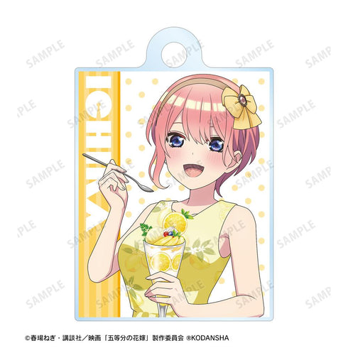 『五等分の花嫁』描き下ろしイラスト 中野一花 フルーツワンピースver. 2連ワイヤーアクリルキーホルダー【202501再販】