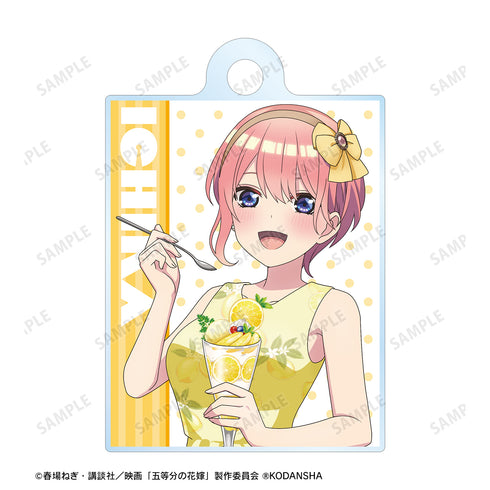 『映画 五等分の花嫁』描き下ろしイラスト 中野一花 フルーツワンピースver. 2連ワイヤーアクリルキーホルダー