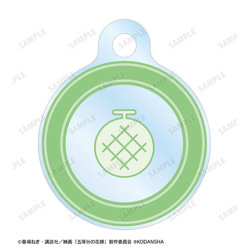 『五等分の花嫁』描き下ろしイラスト 中野四葉 フルーツワンピースver. 2連ワイヤーアクリルキーホルダー【202501再販】