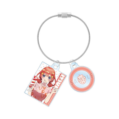 『五等分の花嫁』描き下ろしイラスト 中野五月 フルーツワンピースver. 2連ワイヤーアクリルキーホルダー【202501再販】