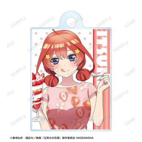 『五等分の花嫁』描き下ろしイラスト 中野五月 フルーツワンピースver. 2連ワイヤーアクリルキーホルダー【202501再販】