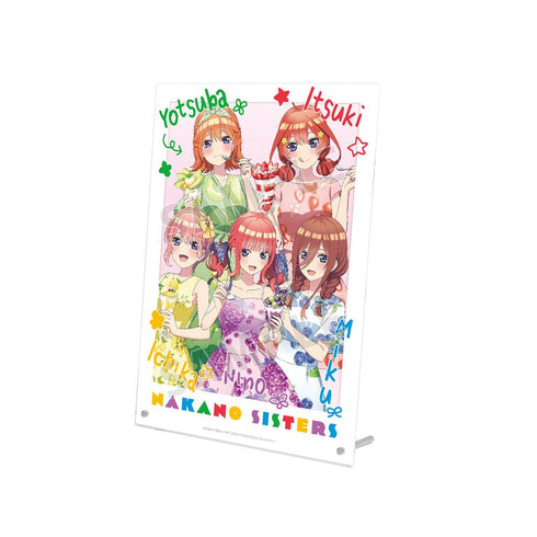 『五等分の花嫁』描き下ろしイラスト 集合 フルーツワンピースver. A4アクリルパネル【202501再販】