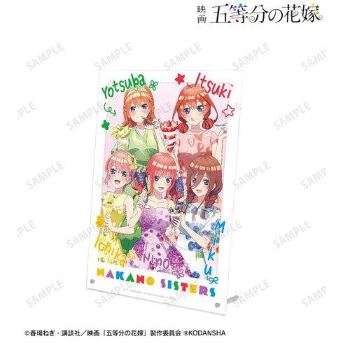 『五等分の花嫁』描き下ろしイラスト 集合 フルーツワンピースver. A4アクリルパネル【202501再販】