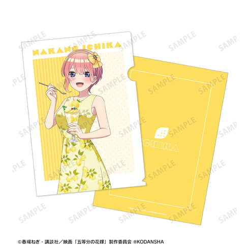 『映画 五等分の花嫁』描き下ろしイラスト 中野一花 フルーツワンピースver. クリアファイル