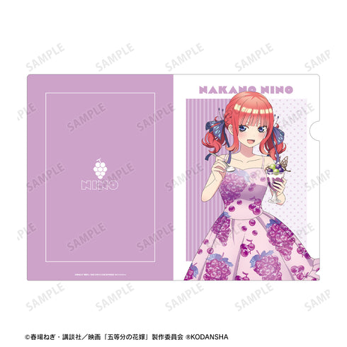 『映画 五等分の花嫁』描き下ろしイラスト 中野二乃 フルーツワンピースver. クリアファイル