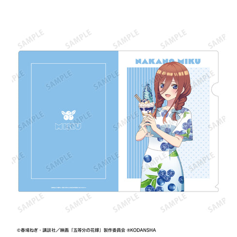 『映画 五等分の花嫁』描き下ろしイラスト 中野三玖 フルーツワンピースver. クリアファイル
