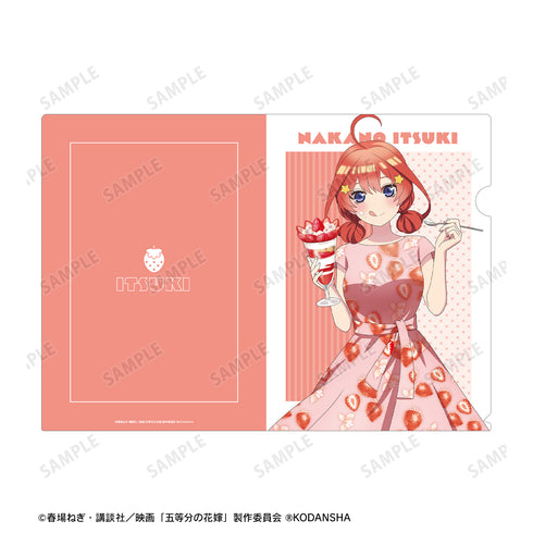 『映画 五等分の花嫁』描き下ろしイラスト 中野五月 フルーツワンピースver. クリアファイル