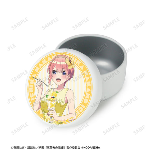 『映画 五等分の花嫁』描き下ろしイラスト 中野一花 フルーツワンピースver. プチ缶ケース
