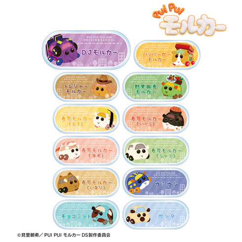 『PUI PUI モルカー DRIVING SCHOOL』トレーディングアクリルネームプレート ver.B(全12種)BOX
