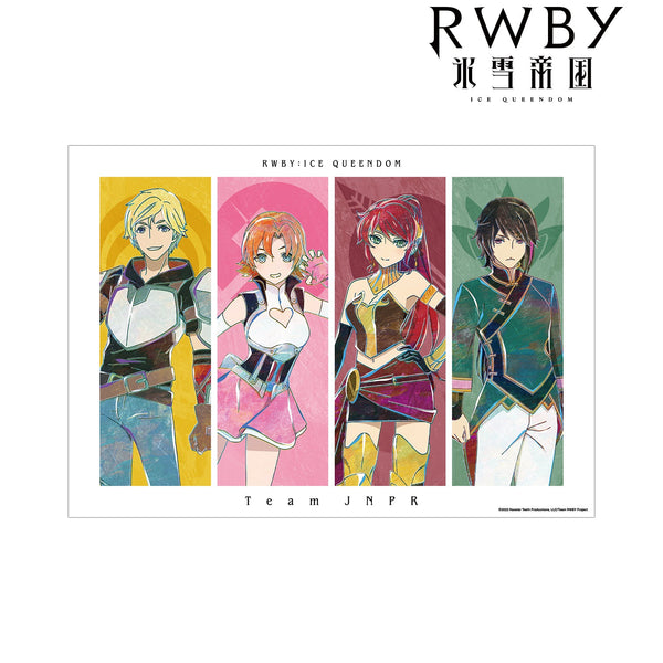 『RWBY 氷雪帝国』チームJNPR Ani-Art A3マット加⼯ポスター【202405再販】