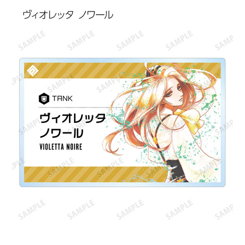 "#Compass: Battle Analysis System" Trading Ani-Art aqua label Acrylic Nameplate Ver. A (9 Varieties) Box Set