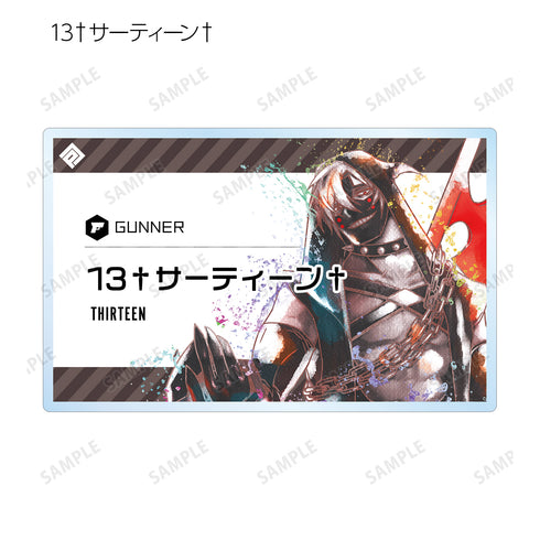 "#Compass: Battle Analysis System" Trading Ani-Art aqua label Acrylic Nameplate Ver. A (9 Varieties) Box Set