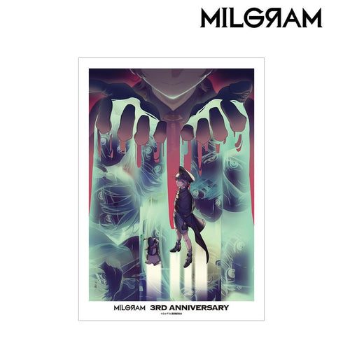 《MILGRAM -米爾格拉姆-》全新繪製插圖 3週年紀念版 A3霧面加工海報【202605再版】