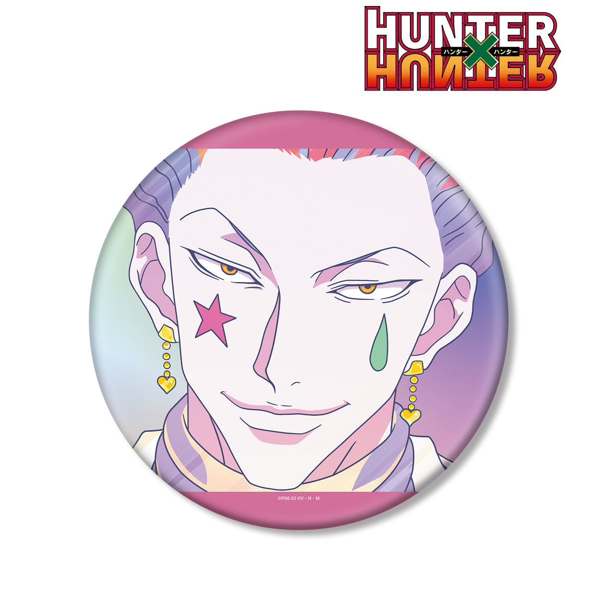 『HUNTER×HUNTER』ヒソカ Ani-Art clear label 第3弾 BIG バッジ 