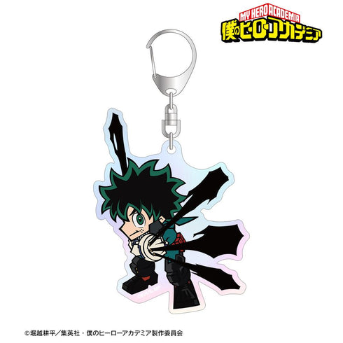 『僕のヒーローアカデミア』緑谷出久 デフォルメ オーロラBIGアクリルキーホルダー【202508再販】