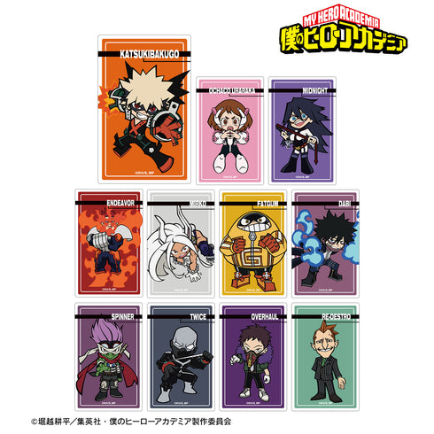 『僕のヒーローアカデミア』トレーディングデフォルメカードステッカー ver.B(全11種)BOX