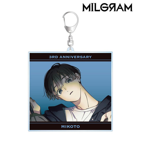 《MILGRAM -米尔格拉姆-》全新绘制插画 ミコト 3周年纪念版 BIG亚克力钥匙扣【202605再版】