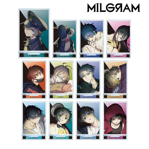 『MILGRAM -ミルグラム-』描き下ろしイラスト 3rd Anniversary ver. トレーディングアクリルスタンド(単位/BOX)【202608再販】
