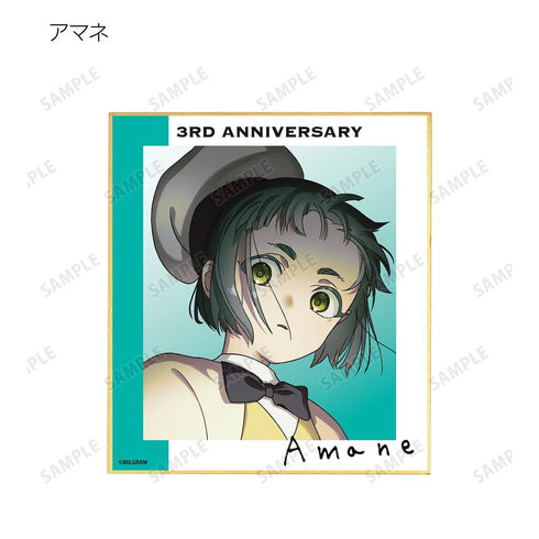 『MILGRAM -ミルグラム-』描き下ろしイラスト 3rd Anniversary ver. トレーディングミニ色紙(単位/BOX)【202510再販】