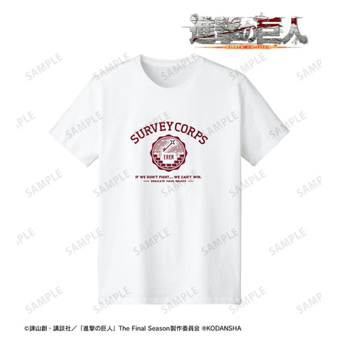 『進撃の巨人』エレン カレッジTシャツメンズ【202501再販】