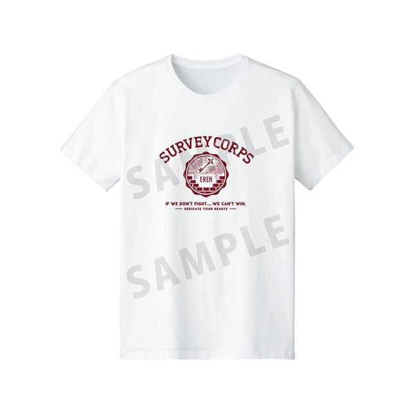 『進撃の巨人』エレン カレッジTシャツレディース【202512再販】