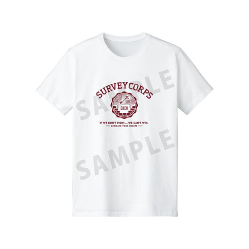 『進撃の巨人』エレン カレッジTシャツレディース【202501再販】