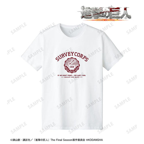 『進撃の巨人』エレン カレッジTシャツレディース【202608再販】