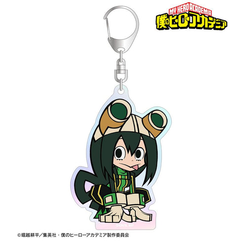 『僕のヒーローアカデミア』蛙吹梅雨 デフォルメ オーロラBIGアクリルキーホルダー【202508再販】
