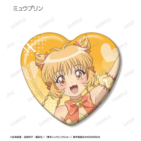 『東京ミュウミュウ にゅ〜♡』トレーディングハート型⽸バッジ BOX