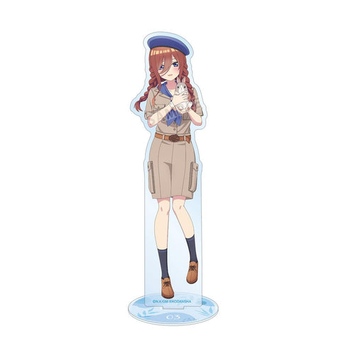 『五等分の花嫁』東武動物公園コラボ 描き下ろしイラスト 中野三玖 サファリルックver. BIGアクリルスタンド【202501再販】