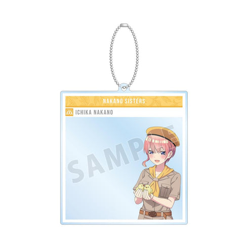 『五等分の花嫁』東武動物公園コラボ 描き下ろしイラスト 中野一花 サファリルックver. SNS風BIGアクリルキーホルダー【202501再販】