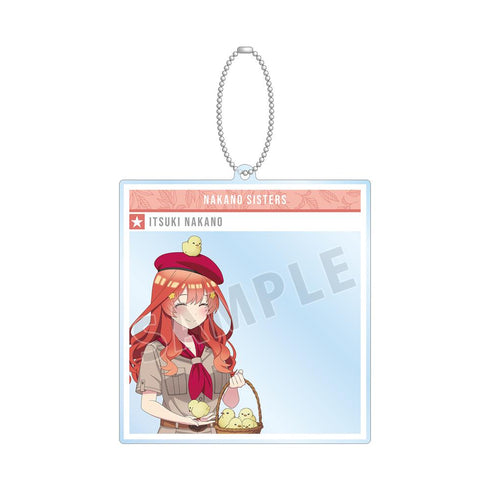 『五等分の花嫁』東武動物公園コラボ 描き下ろしイラスト 中野五月 サファリルックver. SNS風BIGアクリルキーホルダー【202501再販】