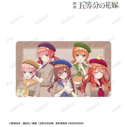 『映画 五等分の花嫁』東武動物公園コラボ 描き下ろしイラスト 集合 サファリルックver. プレイマット