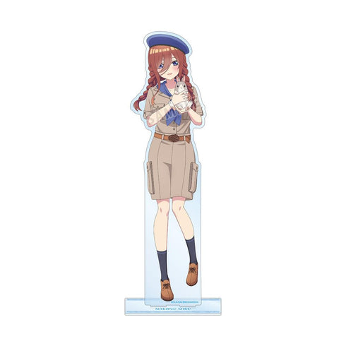 『五等分の花嫁』東武動物公園コラボ 描き下ろしイラスト 中野三玖 サファリルックver. 特大アクリルスタンド【202501再販】