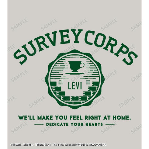 『進撃の巨人』リヴァイ カレッジパーカーメンズ【202512再販】