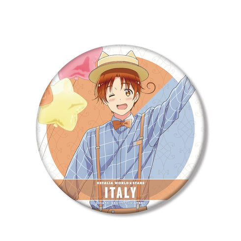 『ヘタリア World★Stars』描き下ろしイラスト イタリア 遊園地ver. BIG缶バッジ【202608再販】