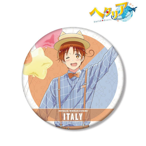 『ヘタリア World★Stars』描き下ろしイラスト イタリア 遊園地ver. BIG缶バッジ【202608再販】